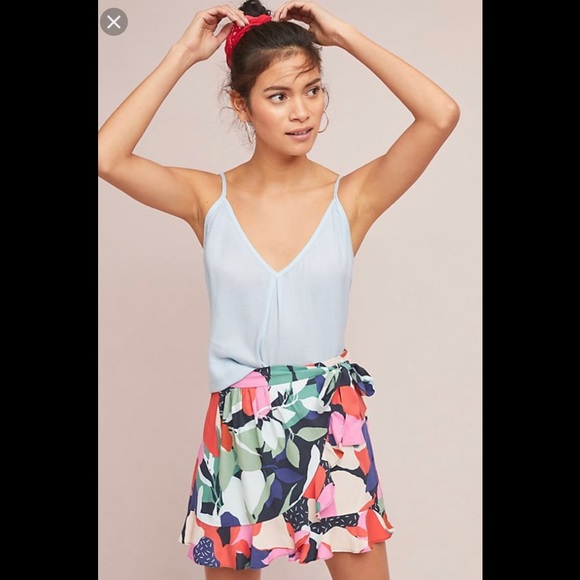 Anthropologie Pants - Anthropologie Maeve Floral Skirted Shorts